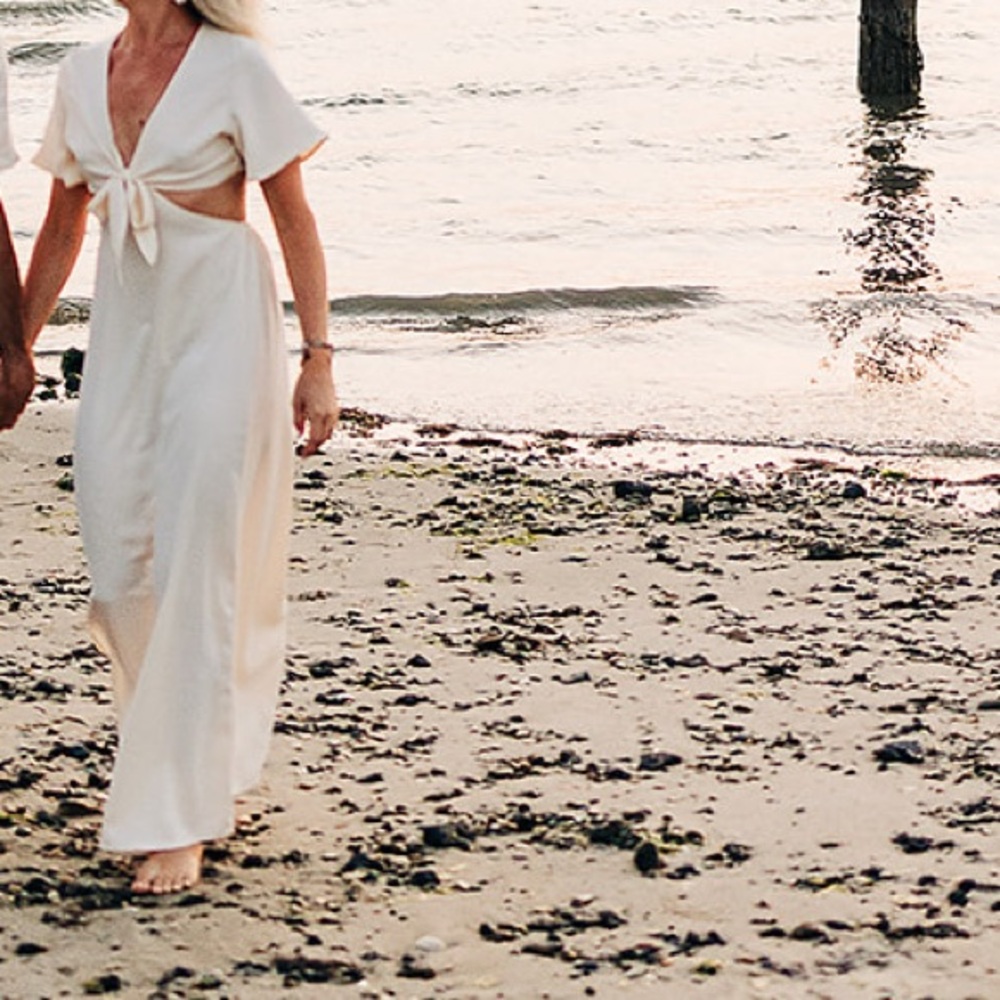 Off white maxi dress